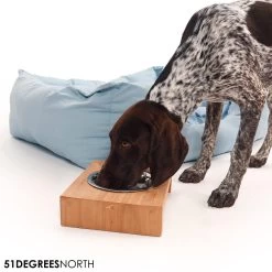 51 Degrees North Voerbak Teak High -Trixie Winkel 51 degrees north voerbak teak high 211085 1000 none