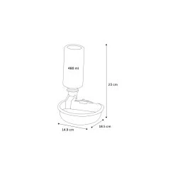 Flamingo Drinkfles Diza -Trixie Winkel flamingo drinkfles diza 222563 1500 none