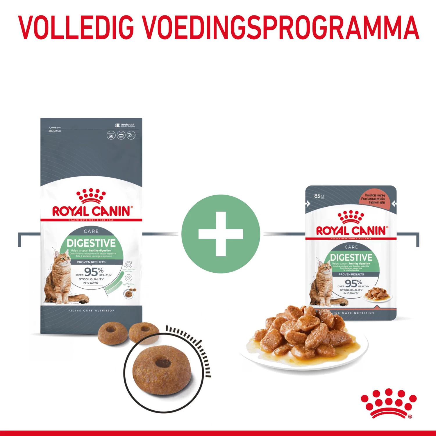 Royal Canin Digestive Care In Gravy - Kattenvoer 7 Royal Canin Digestive Care In Gravy - Kattenvoer - Afbeelding 5