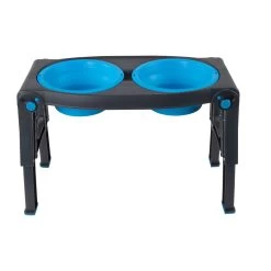 Trixie Winkel -Trixie Winkel popware adjustable height pet feeder pro blue 100796 2000 none