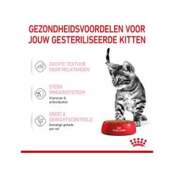 Royal Canin Kitten Sterilised In Gravy - Maaltijdzakje -Trixie Winkel royal canin kitten sterilised in gravy maaltijdzakje 207233 2000 none